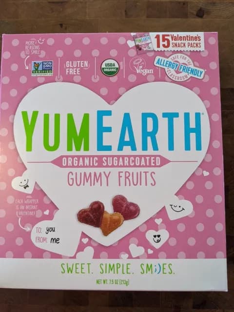 Yumearth Organic Sugarcoated Gummy Fruits