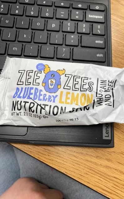 Zee Zee'S Blueberry Lemon Nutrition Bar