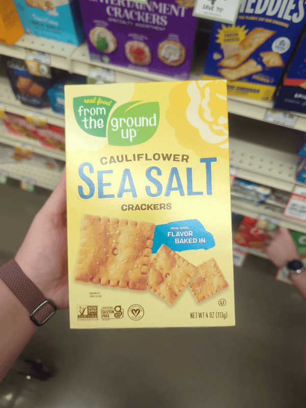 Is it Latex Free? From The Ground Up Cauliflower Crackers Sea Salt