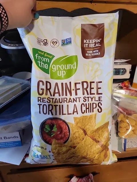Is it Sesame Free? Real Food From The Ground Up Grain-free Restaurant Style Tortilla Chips Sea Salt