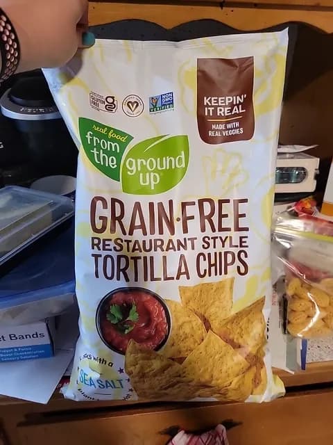 Real Food From The Ground Up Grain-free Restaurant Style Tortilla Chips Sea Salt