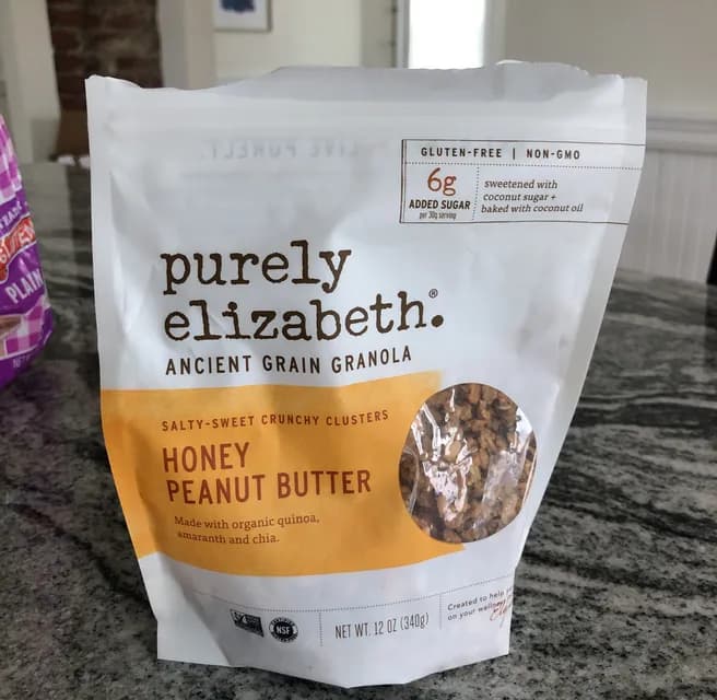 Purely Elizabeth Honey Peanut Butter Ancient Grain Granola