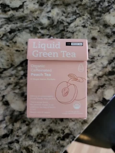 I.E. Liquid Green Tea Organic Caffeinated Peach Tea