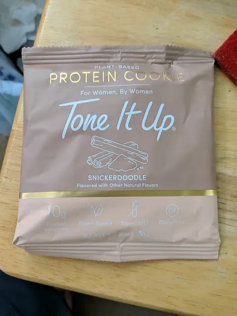 Tone It Up Snickerdoodle Plant-Based Protein Cookie
