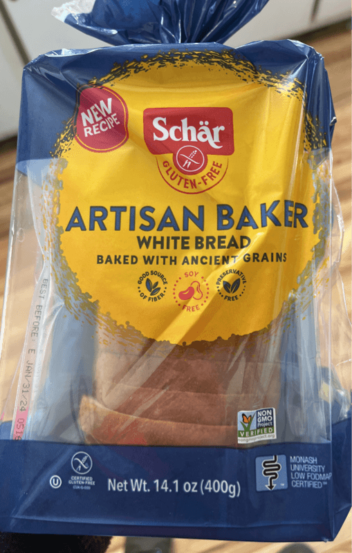 Is it Rice Free? Schär Gluten Free Artisan Baker White Bread