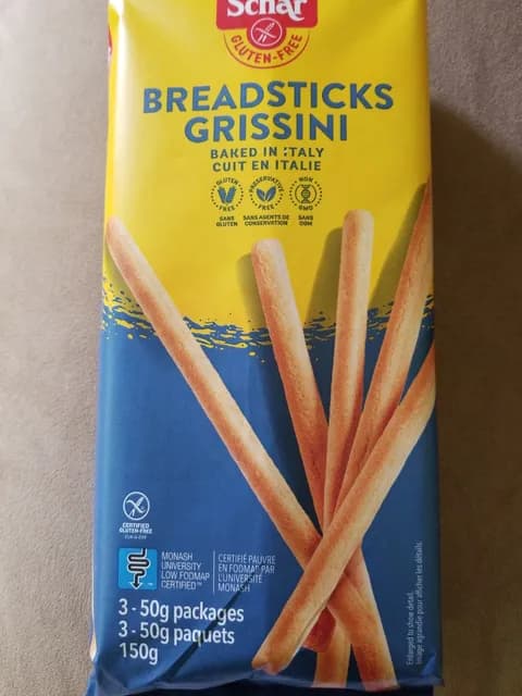 Schar Breadsticks Grissini Gluten-Free