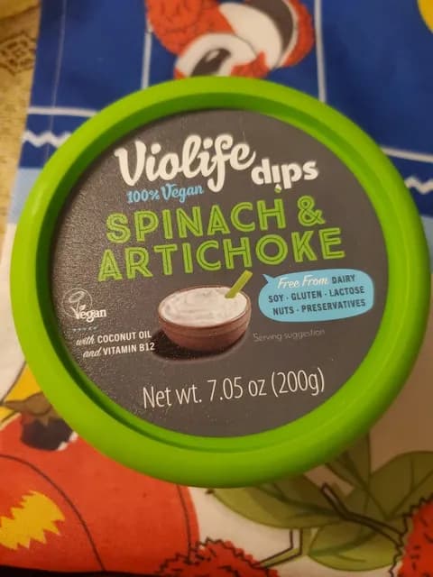 Violife Dips Spinach & Artichoke