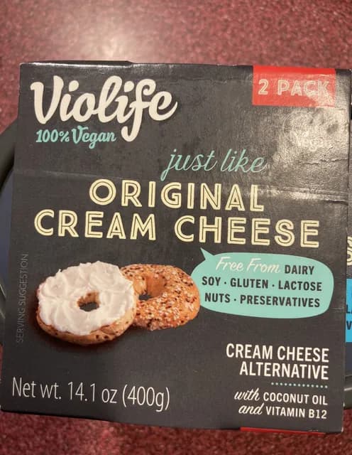 Violife Just Like Original Cream Cheese Alternative