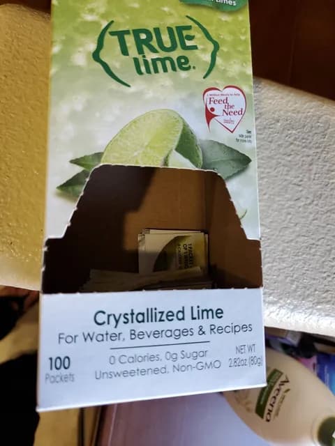 True Lime Crystallized Lime Unsweetened