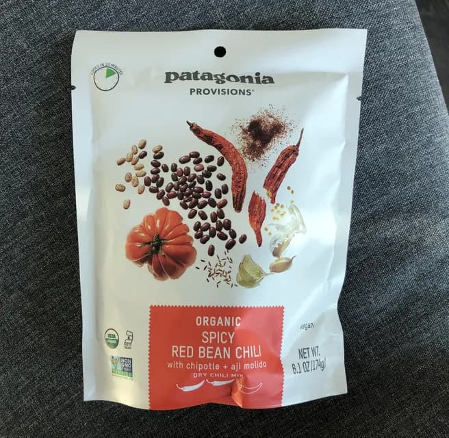 Patagonia Provisions Organic Spicy Red Bean Chili With Chipotle + Aji Molido Dry Chili Mix