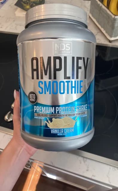 Nds Nutrition Amplify Smoothie Vanilla Cream Premium Protein Shake