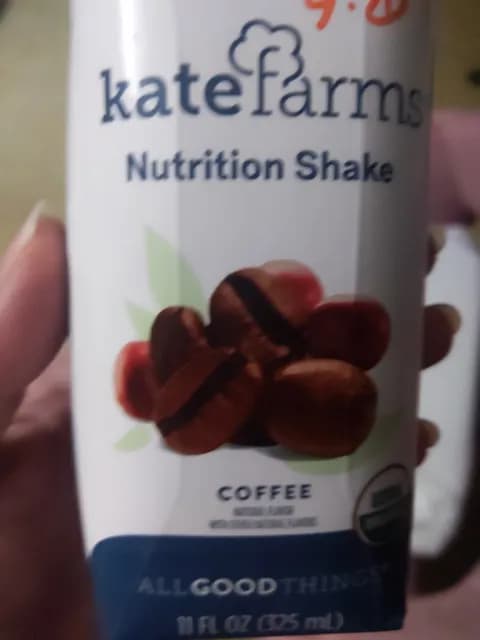 Kate Farms Coffee Nutritional Shake