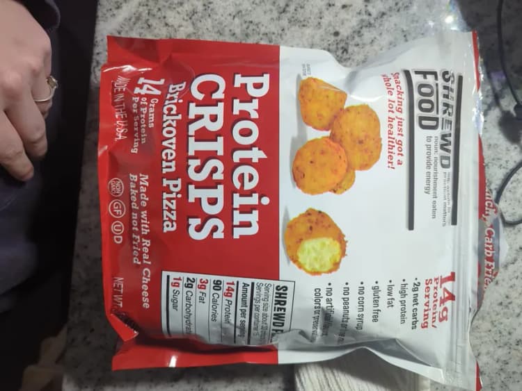 Shrewd Food Protein Crisps Brickoven Pizza