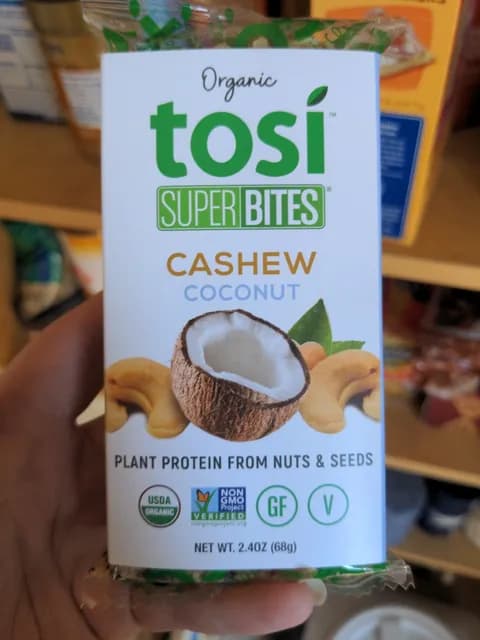 Tosi Superbites Organic Cashew Coconut