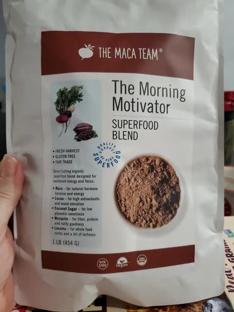 The Maca Team The Morning Motivator Superfood Blend