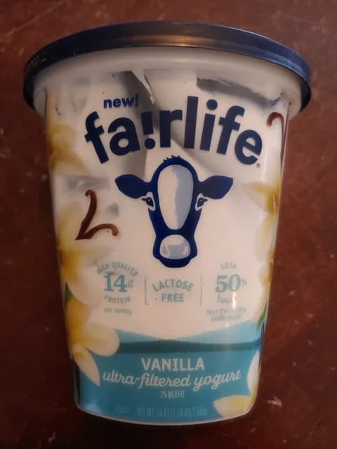 Fairlife Vanilla Ultra-Filtered Yogurt