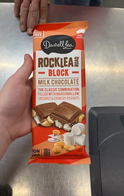 Darrell Lea Rocklea Road Block Milk Chocolate