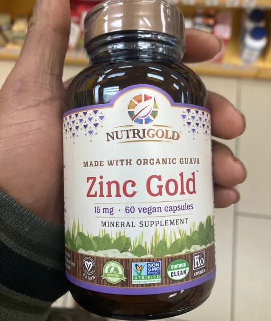 Nutrigold Zinc Gold Made With Organic Guava