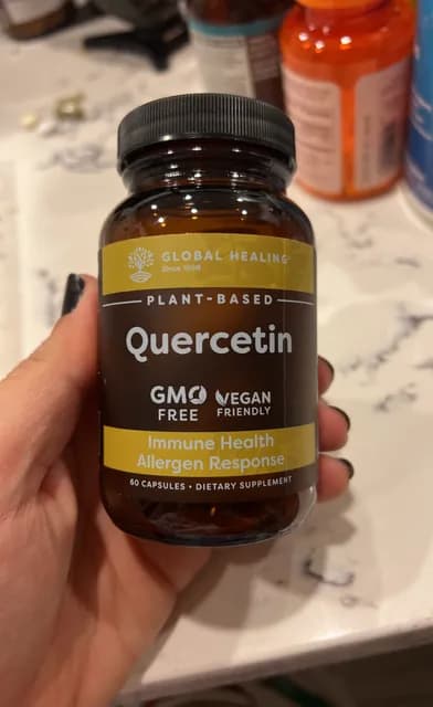 Global Healing Plant-Based Quercetin Immune Health Allergen Response 60 Capsules
