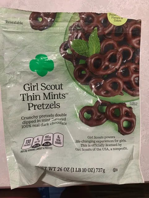 Is it Dairy Free? Girl Scout Thin Mints Pretzels