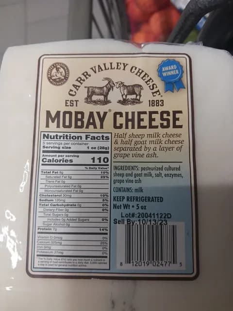Carr Valley Cheese Mobay Cheese