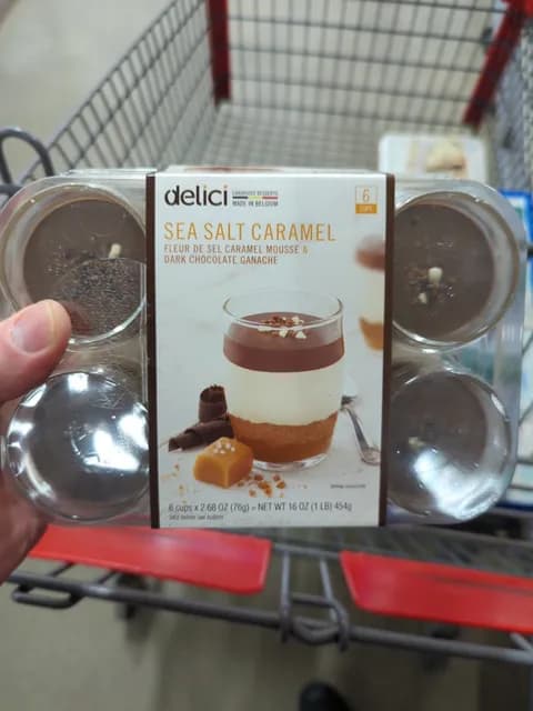 Delici Sea Salt Caramel Fleur De Sel Caramel Mousse & Dark Chocolate Ganache