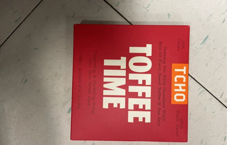 Tcho Toffee Time Oat Milk Chocolate Bars