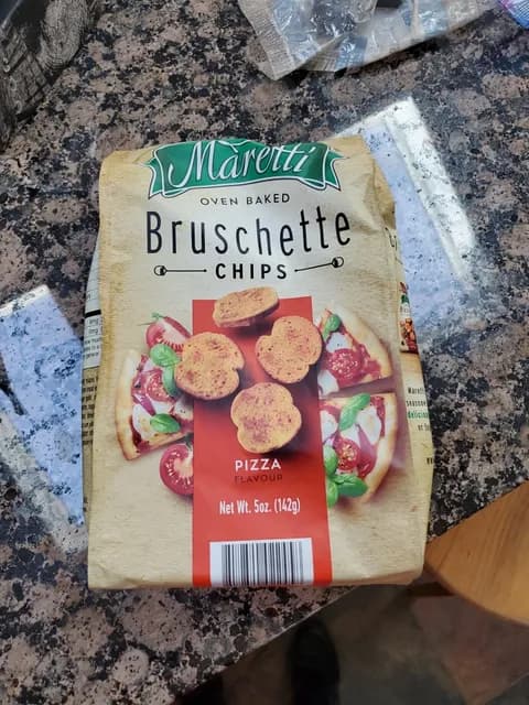 Maretti Pizza Flavour Oven Baked Bruschette Chips