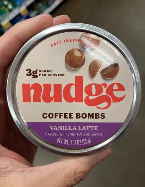 Nudge Vanilla Latte Coffee Bombs