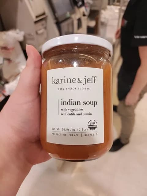 Karine & Jeff Fine French Cuisine Indian Soup
