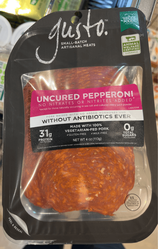 Gusto Uncured Pepperoni