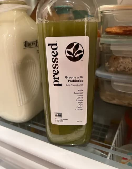 Pressed Greens With Probiotics Cold-Pressed Juice