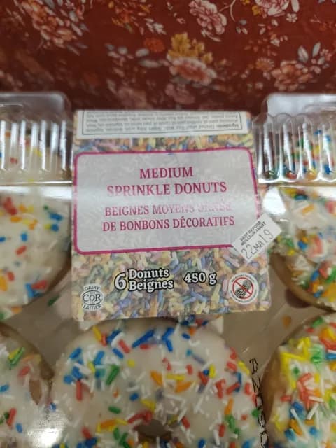 Ct Bakery Medium Sprinkle Donuts