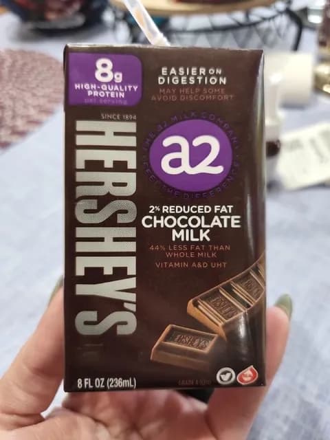 Hershey'S A2 Milk 2% Reduced Fat Chocolate Milk