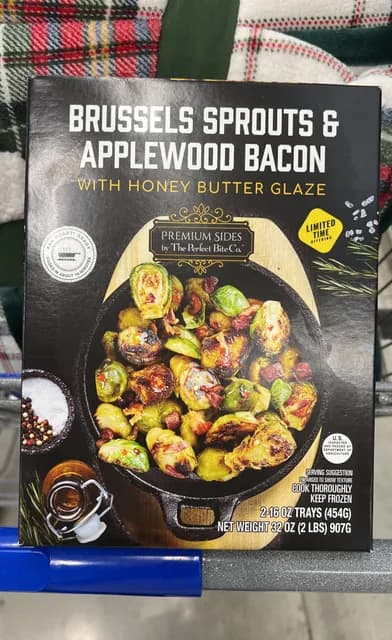 The Perfect Bite Co. Brussels Sprouts & Applewood Bacon With Honey Butter Glaze
