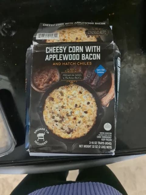 The Perfect Bite Co. Premium Sides Cheesy Corn With Applewood Bacon And Hatch Chiles