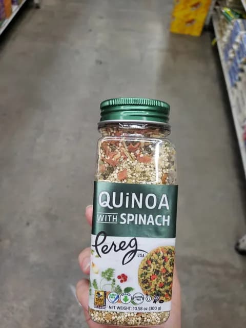 Pereg Quinoa With Spinach