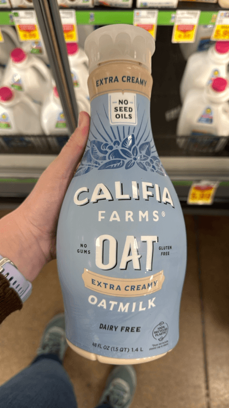 Is it Low FODMAP? Califia Farms Unsweetened Oatmilk