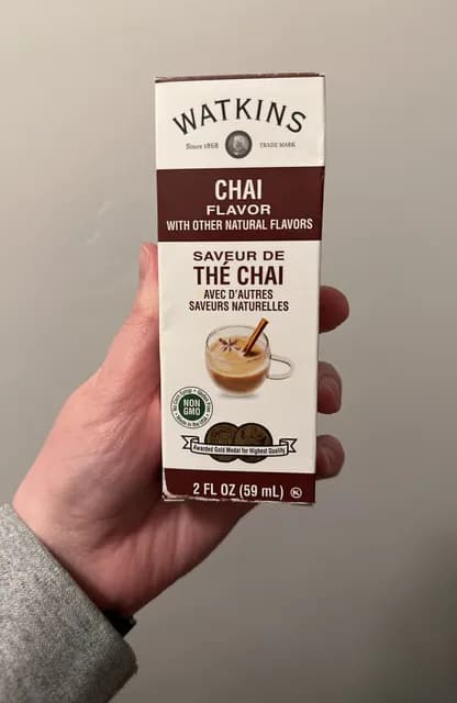 Watkins Chai Flavor With Other Natural Flavors
