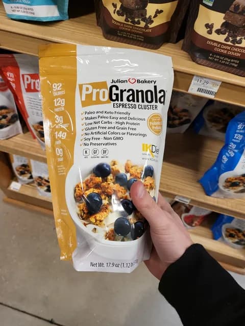 Julian Bakery Progranola Espresso Cluster