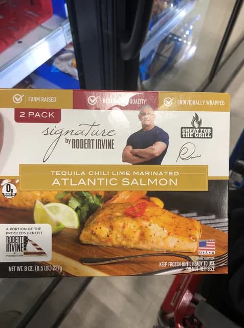 Signature By Robert Irvine Tequila Chili Lime Marinated Atlantic Salmon