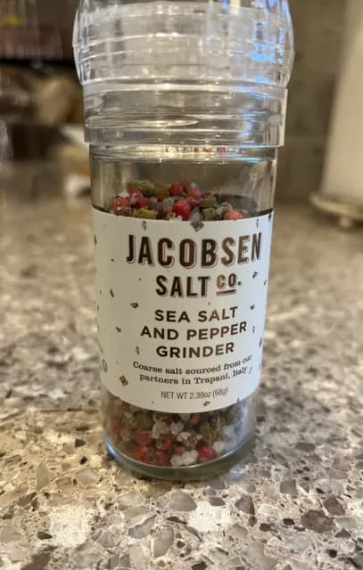 Jacobsen Salt Co. Sea Salt And Pepper Grinder