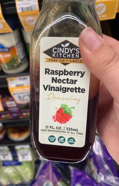 Cindy'S Kitchen Raspberry Nectar Vinaigrette Dressing