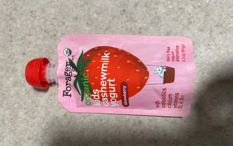 Forager Project Organic Kids Cashewmilk Yogurt Strawberry