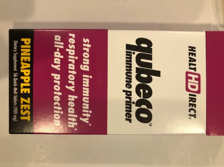 Health Direct Pineapple Zest Qubeco Immune Primer 56 Quick-Melt
