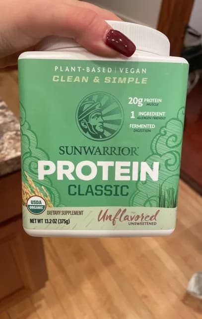 Sunwarrior Protein Classic Unflavored Unsweetened