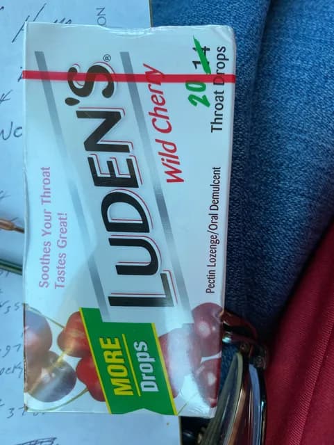 Luden'S Wild Cherry 20 Throat Drops