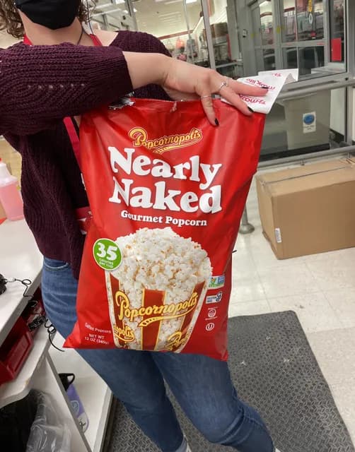 Popcornopolis Nearly Naked Salted Popcorn