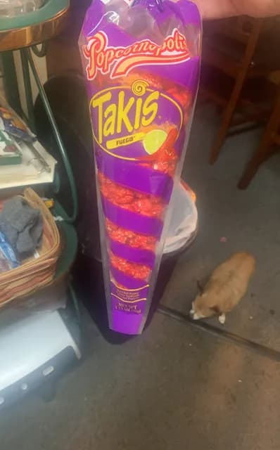 Popcornopolis Takis Fuego Hot Chili Pepper & Lime Artificially Flavored Popcorn