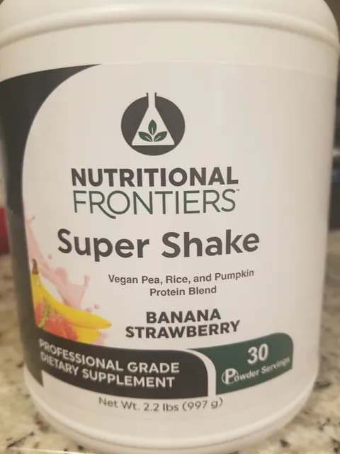 Nutritional Frontiers Banana Strawberry Super Shake